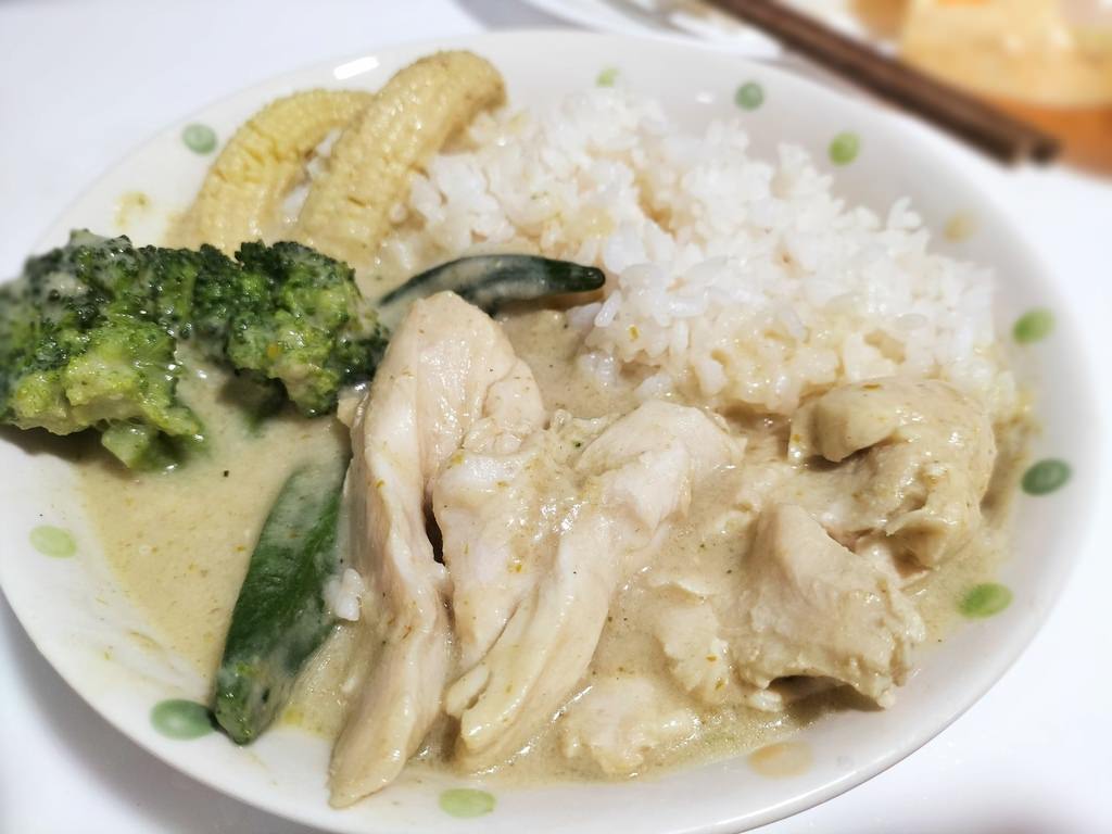 野人舒食 綠咖哩