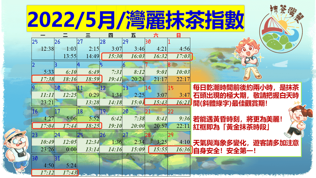 灣麗抹茶指數