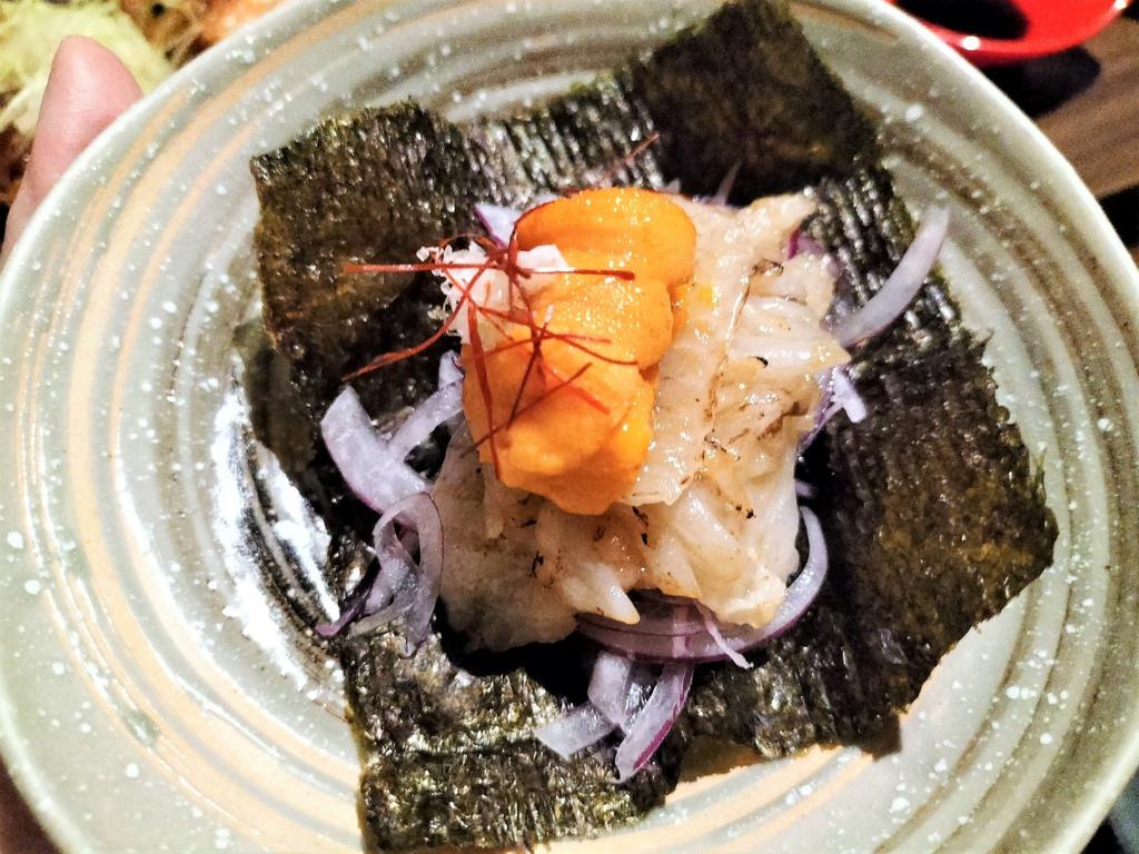 禾野坊 比目魚海膽