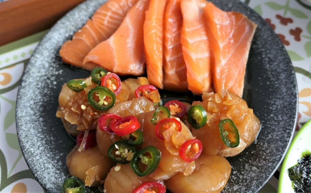 醬油醃干貝
