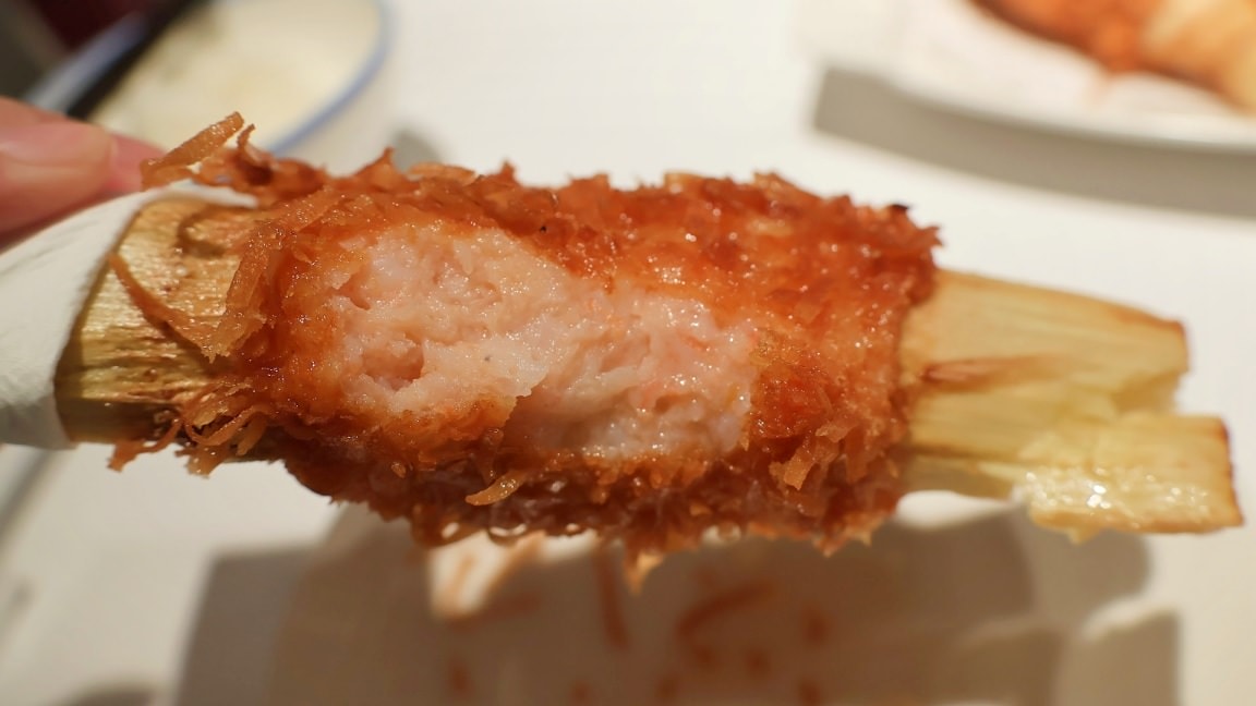 裕隆城中式餐廳|時時香 rice bar 誠品新店店——川、台、粵菜系精華,必點套餐菜單推薦 - 第19張圖 時時香甘蔗蝦