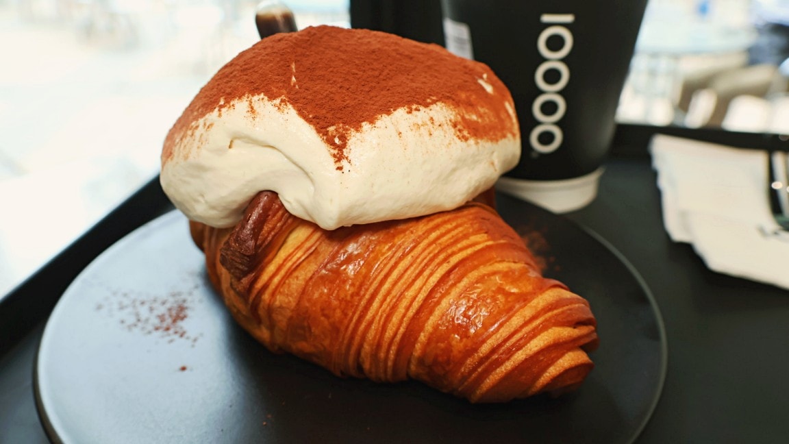 微風廣場咖啡廳|10000咖啡——被封為紐約Top7 Ten Thousand Coffee ,可頌口味豐富 - 第18張圖
