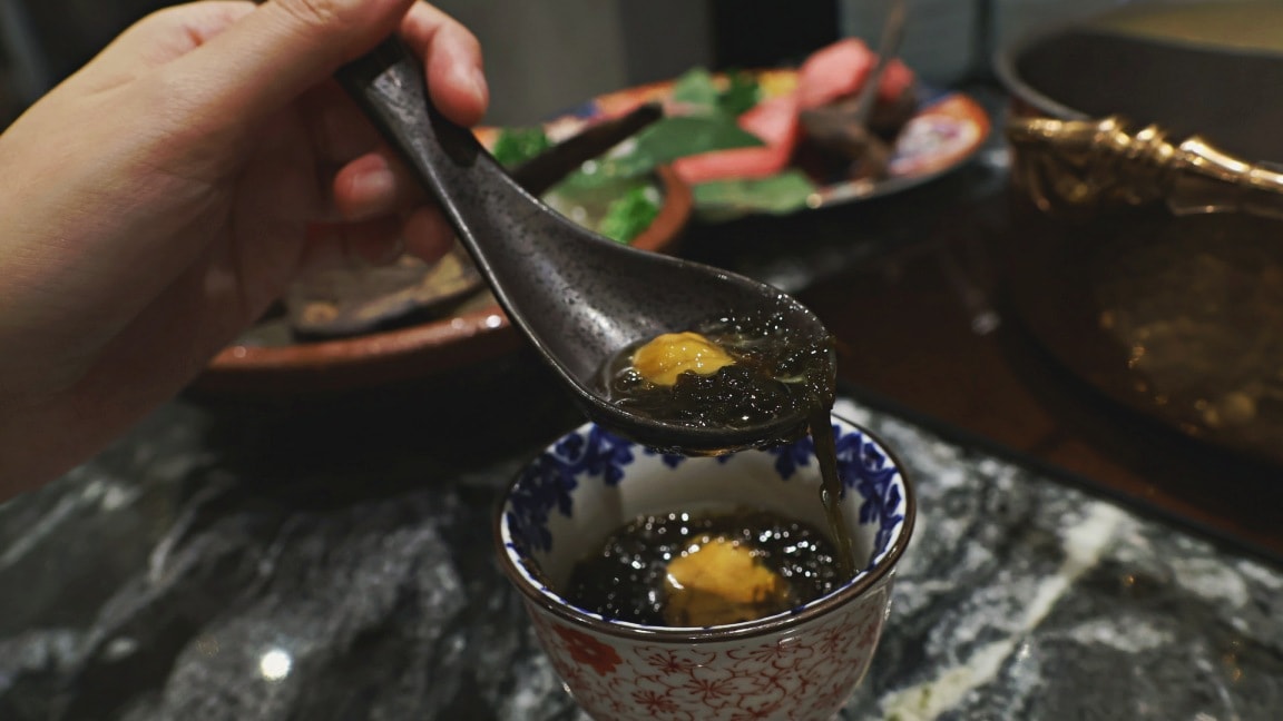 二本松涮涮屋本館 Er Ben Song Shabu|大安區米其林主廚監製高級火鍋,專人桌邊服務奢華海膽鍋 - 第23張圖