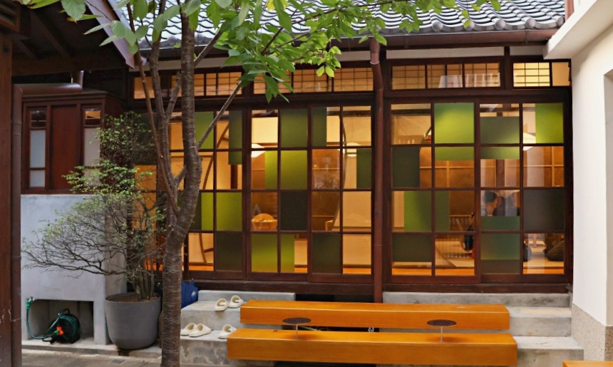古亭素食|小小樹食 0km山物所——米其林綠星蔬食餐廳、百年建築和王德傳茶莊強強聯手,附菜單 - 第6張圖