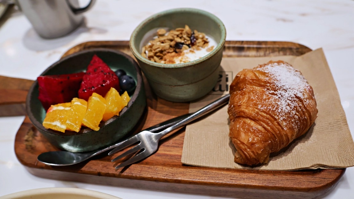 裕隆城早午餐|miacucina 裕隆城店——大坪林質感下午茶,50款蔬食料理菜單 - 第13張圖