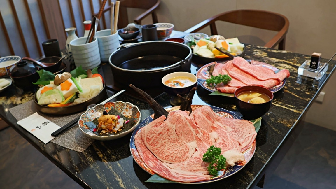 橋山壽喜燒餐點分享