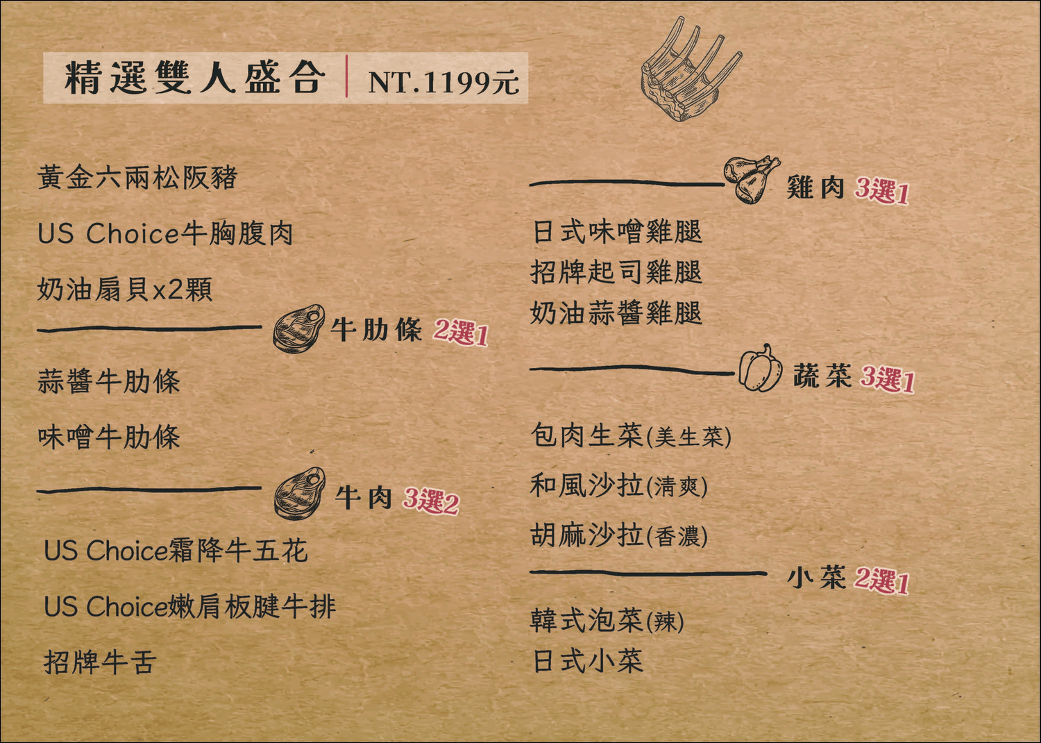 新店燒肉推薦|牛燒肉Yakiniku——七張評論最高燒肉店,澳洲M9和牛豪華雙人套餐 - 第12張圖