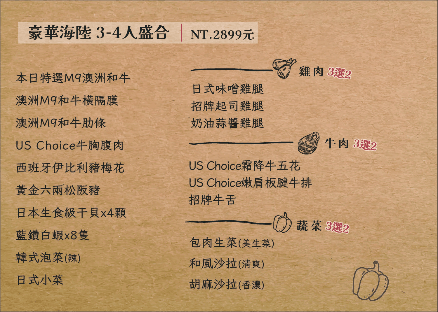 新店燒肉推薦|牛燒肉Yakiniku——七張評論最高燒肉店,澳洲M9和牛豪華雙人套餐 - 第14張圖