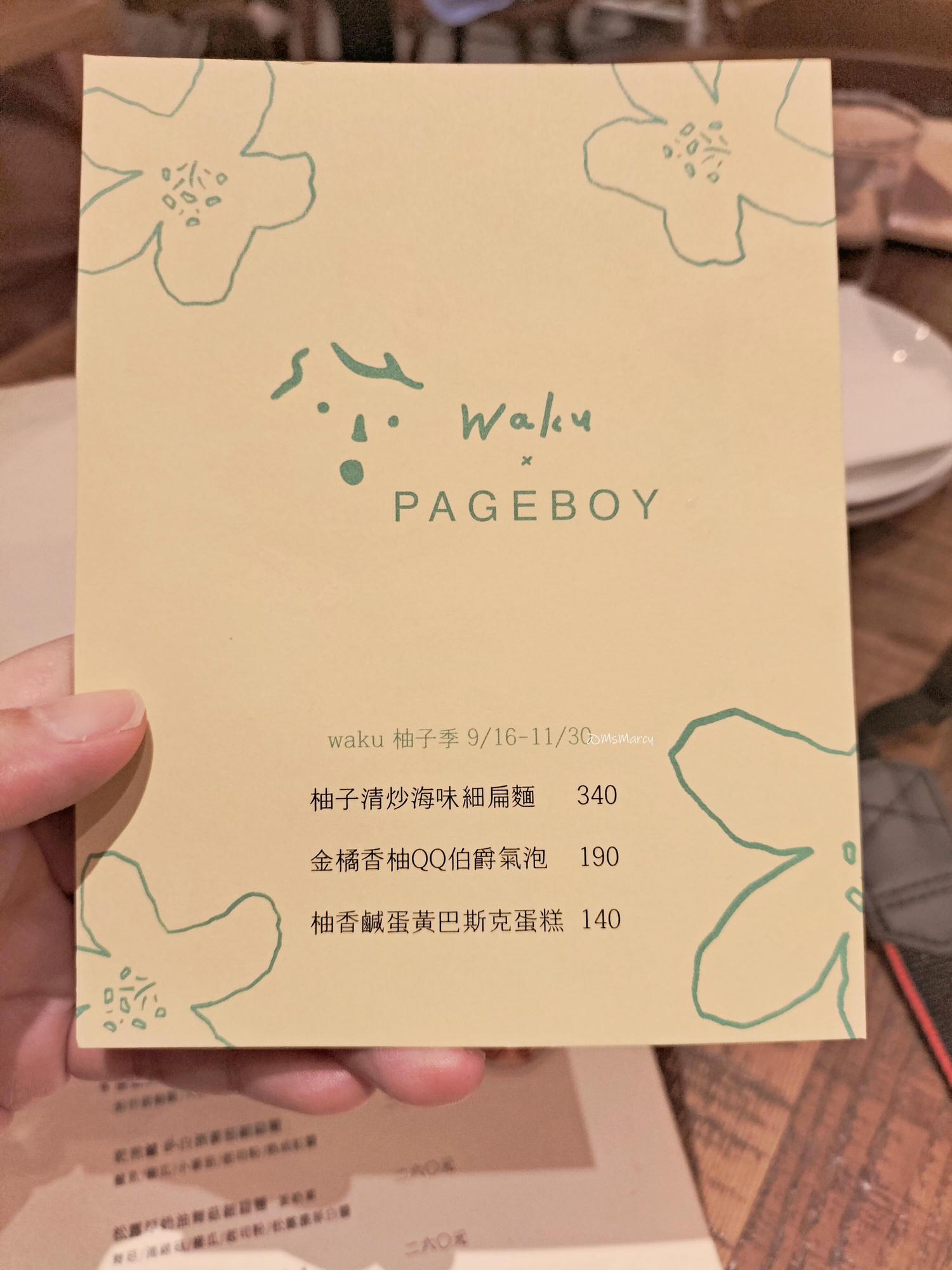 赤峰街義大利麵|waku waku pasta 赤峰店——平日都要排隊的高人氣中山義大利麵 - 第12張圖 waku waku pasta 赤峰店菜單