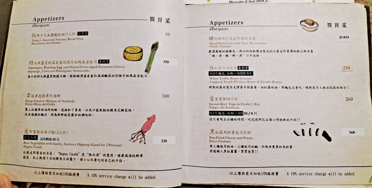 台北最強義大利麵|Solo Pasta義大利麵——評價兩極的500盤大贏家,義大利官方認證,Solo Pasta訂位 - 第4張圖 Solo pasta菜單