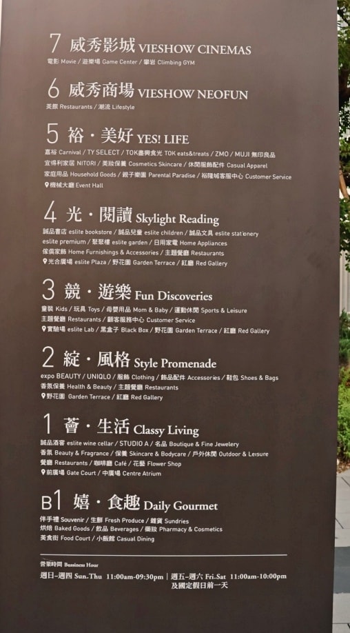 裕隆城好玩嗎?在地人分享最新新店裕隆城樓層介紹、裕隆城b1美食街、裕隆城停車交通 - 第10張圖