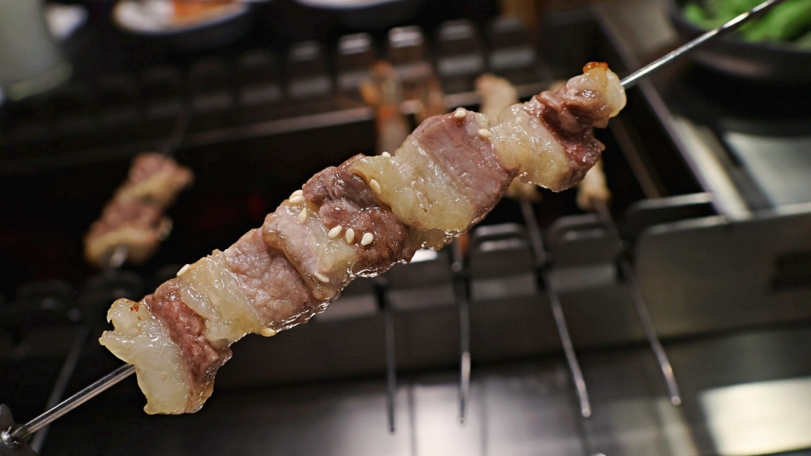 中山串燒|一起烤串中山店——台北第1間自動烤串機居酒屋評論,平價串燒40元起! - 第39張圖