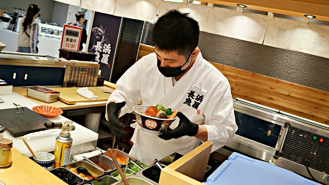A13美食街B3|長浜魚屋信義遠百A13——日本魚獲熟成手法,初魚集團子牌插旗美食街餐廳 - 第9張圖