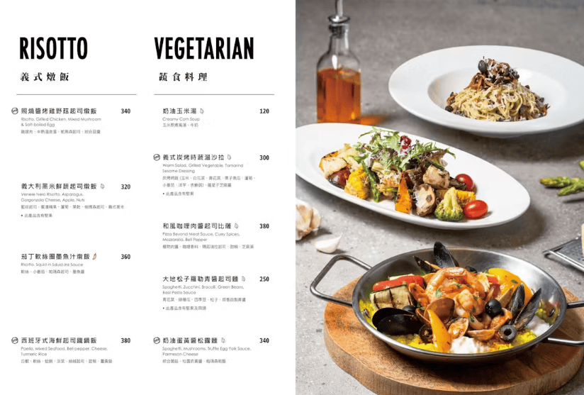 裕隆城義大利麵|BELLINI Pasta Pasta 新店裕隆城店——品質穩定新店義大利麵 - 第12張圖 BELLINI Pasta Pasta 新店裕隆城店菜單