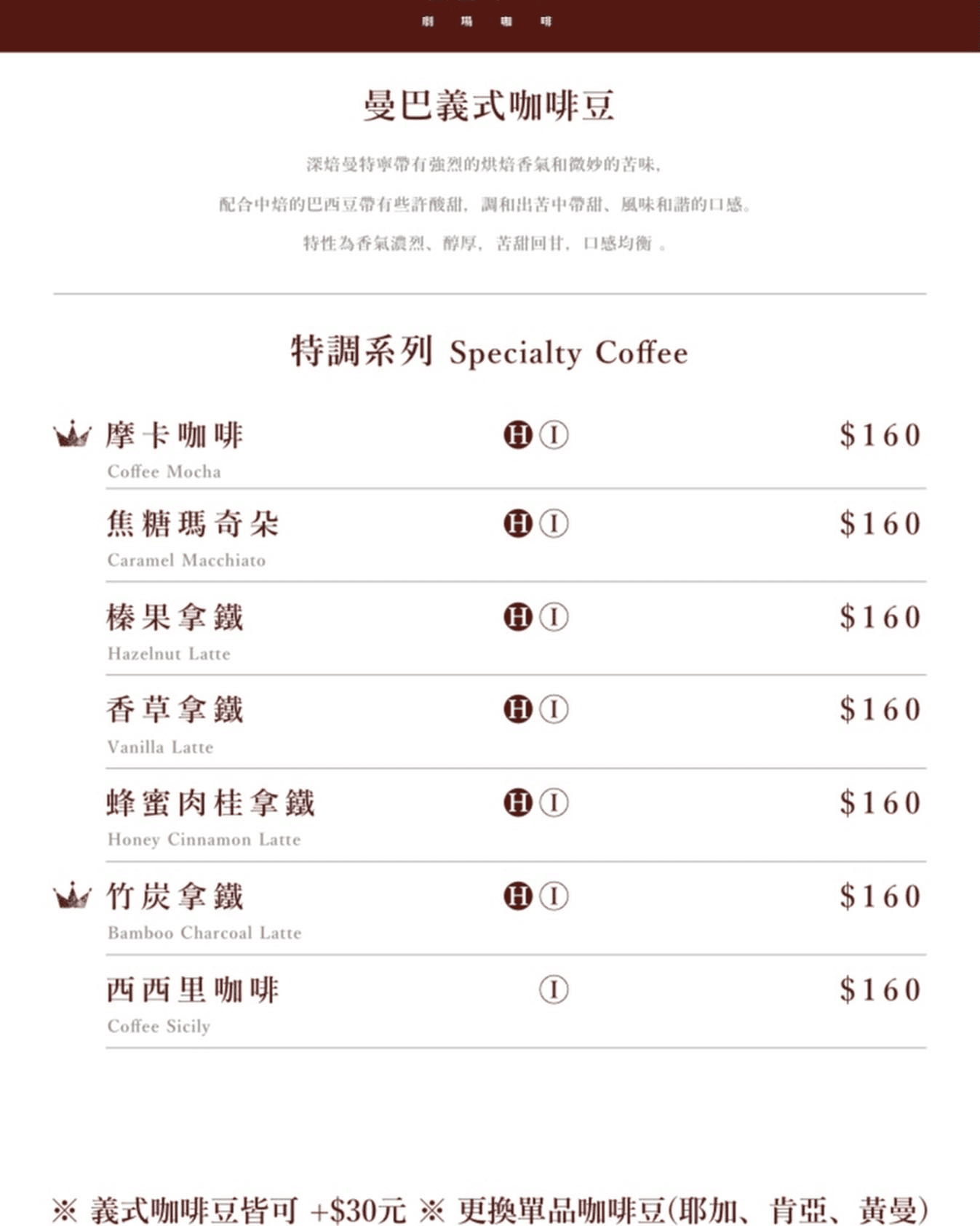 古亭下午茶|4F劇場咖啡古亭店 Theater café——樓中樓侘寂風網美咖啡廳 - 第15張圖 4F劇場咖啡 古亭店菜單