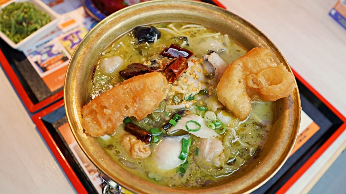 公館酸菜魚|魚你相聚獨享鍋公館店——台北酸菜魚個人鍋,平價吃得到烏鱧魚的公館小火鍋! - 第15張圖