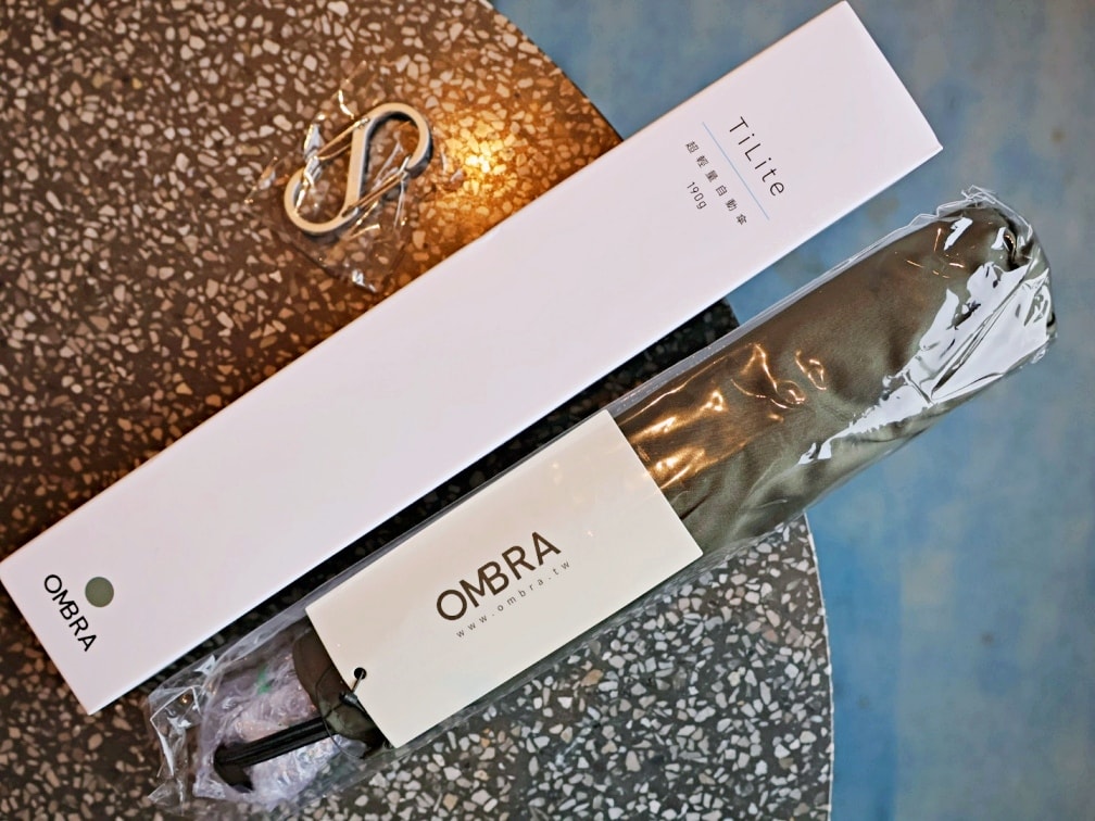 OMBRA TiLite 超輕量自動傘|台灣品牌雨晴兩用折疊傘推薦,僅190g熱銷超過10000支 - 第3張圖