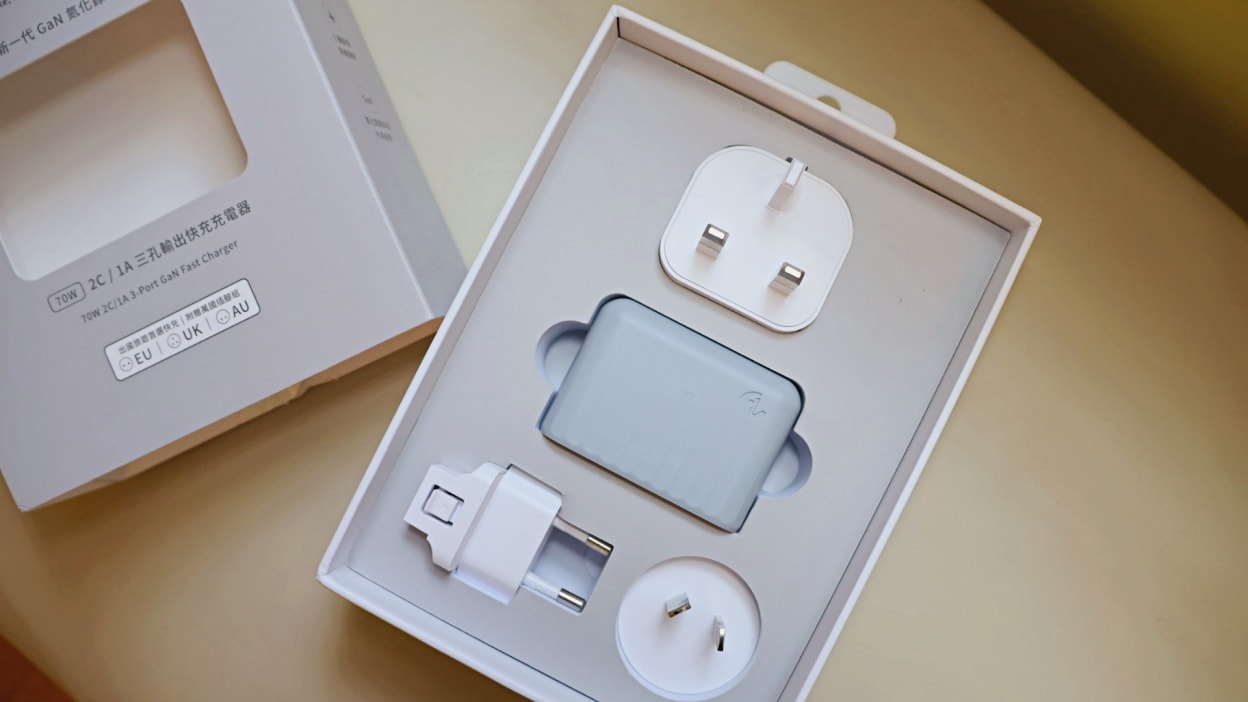 Allite 評價|Allite A1 PRO 70W 氮化鎵快充頭+WQ1 Qi2磁吸無線充電座——台灣品牌快充開箱 - 第4張圖