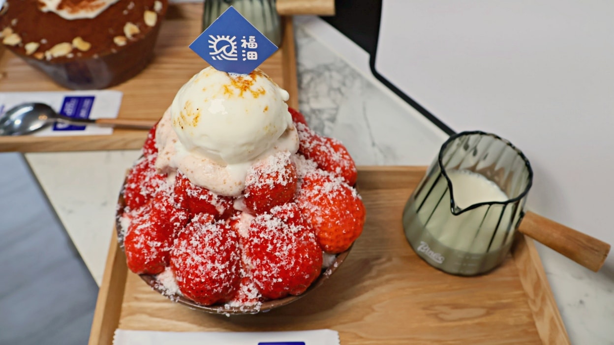 板橋冰店推薦|福沺韓國雪冰:正宗浮誇系韓式雪花冰,不加一滴水超濃郁! - 第14張圖