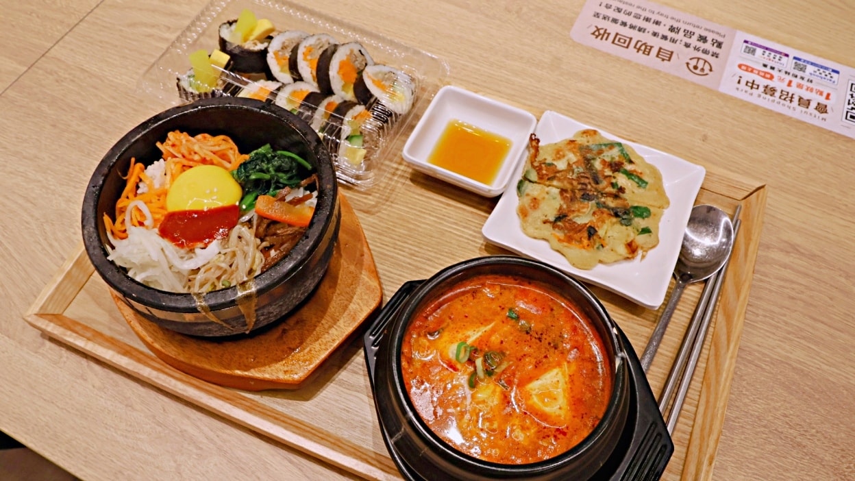 南港Lalaport 5樓美食街|韓美膳——台灣首店評價,半半套餐菜單消滅你的選擇障礙 - 第11張圖