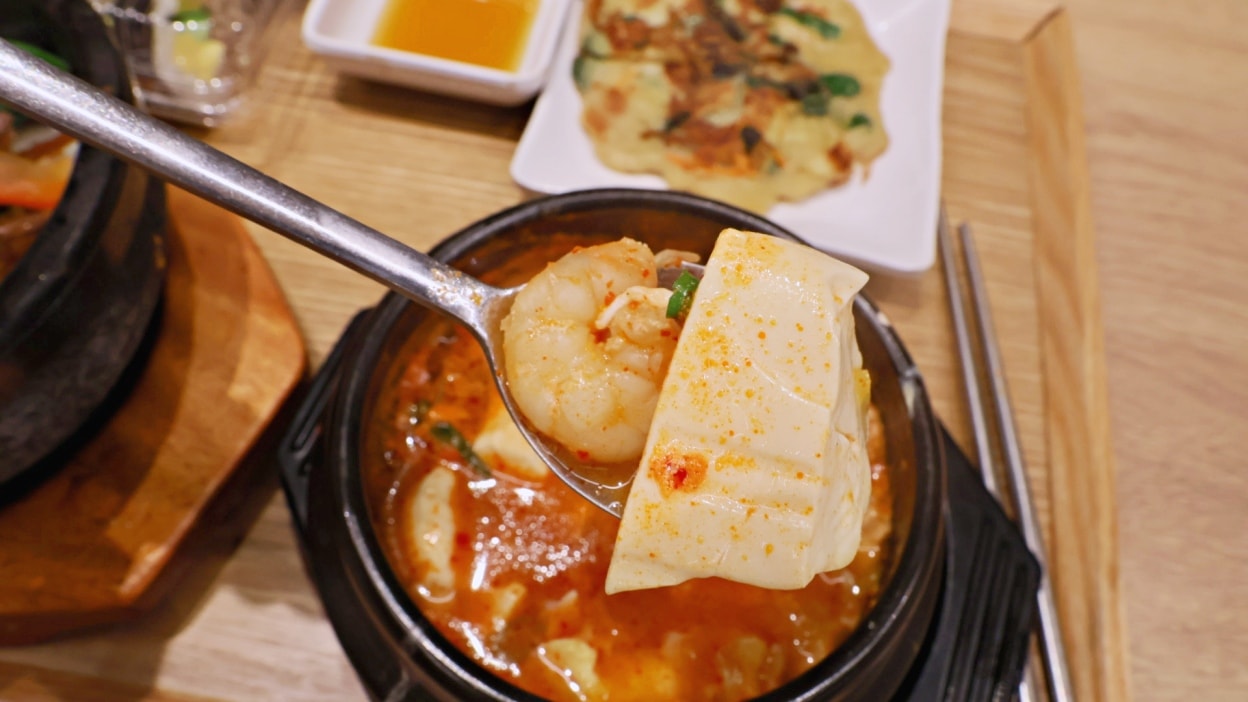 南港Lalaport 5樓美食街|韓美膳——台灣首店評價,半半套餐菜單消滅你的選擇障礙 - 第15張圖