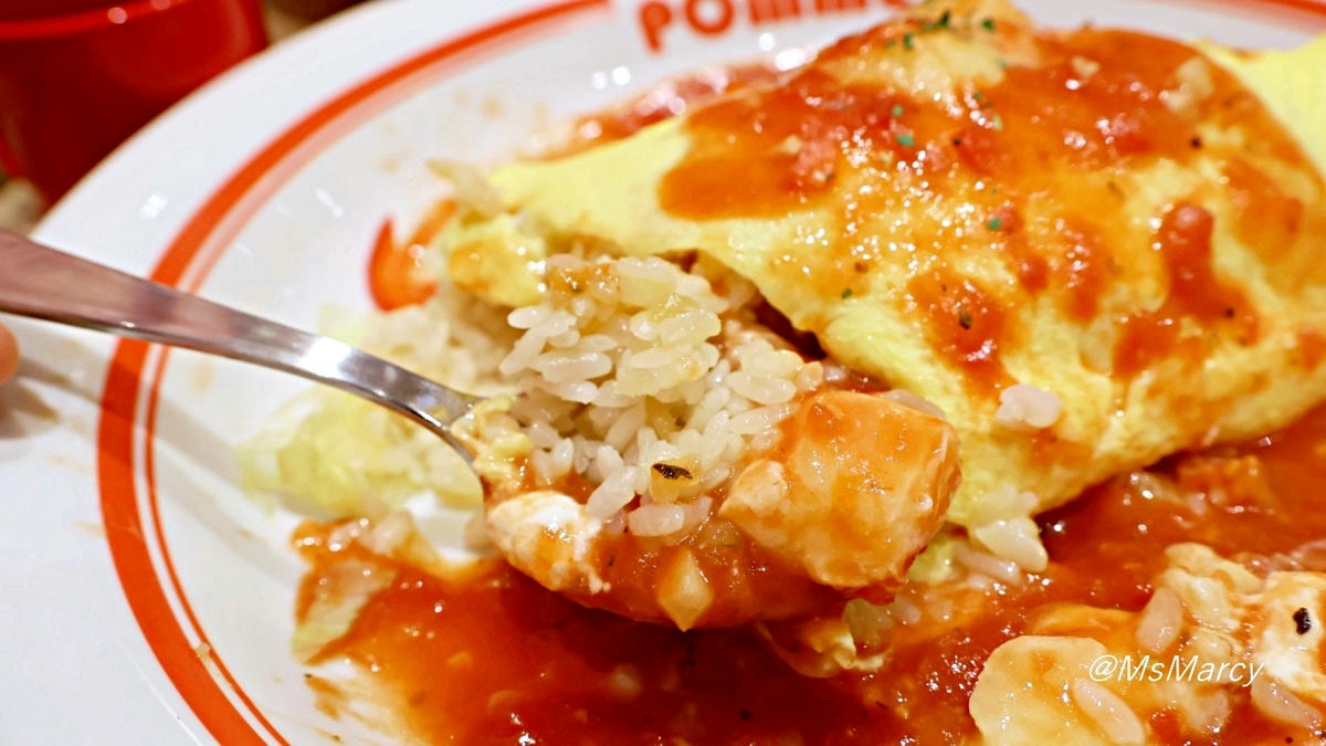 LaLaport 南港美食|POMMEs 蘋果樹蛋包飯:日本蛋包飯天王ポムの樹台灣首店評論,菜單高達200種組合 - 第18張圖
