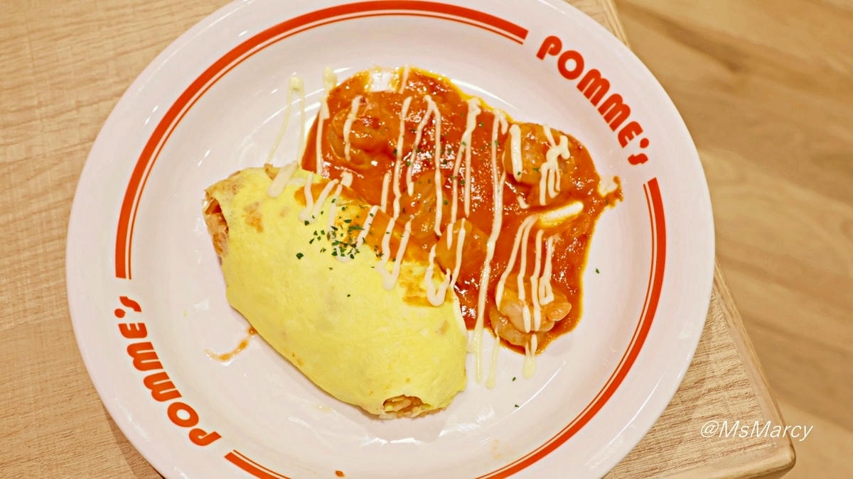 LaLaport 南港美食|POMMEs 蘋果樹蛋包飯:日本蛋包飯天王ポムの樹台灣首店評論,菜單高達200種組合 - 第19張圖