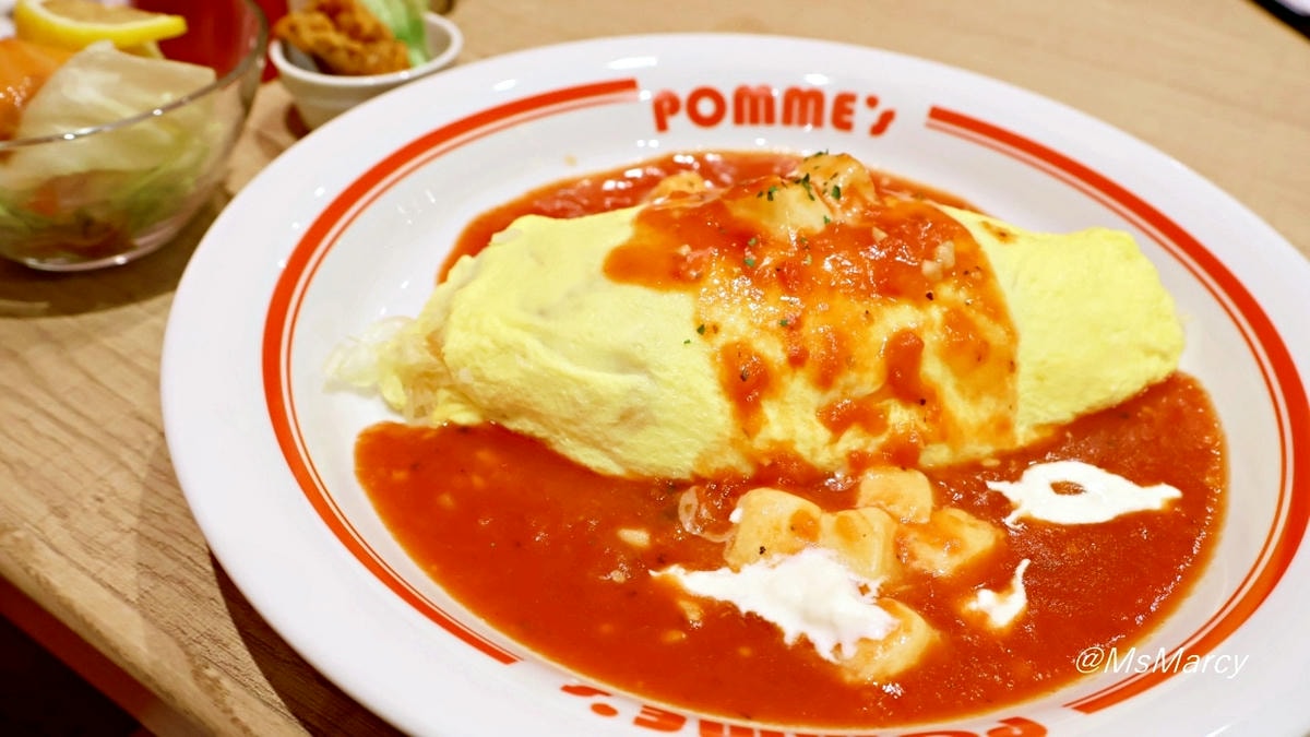 LaLaport 南港美食|POMMEs 蘋果樹蛋包飯:日本蛋包飯天王ポムの樹台灣首店評論,菜單高達200種組合 - 第16張圖