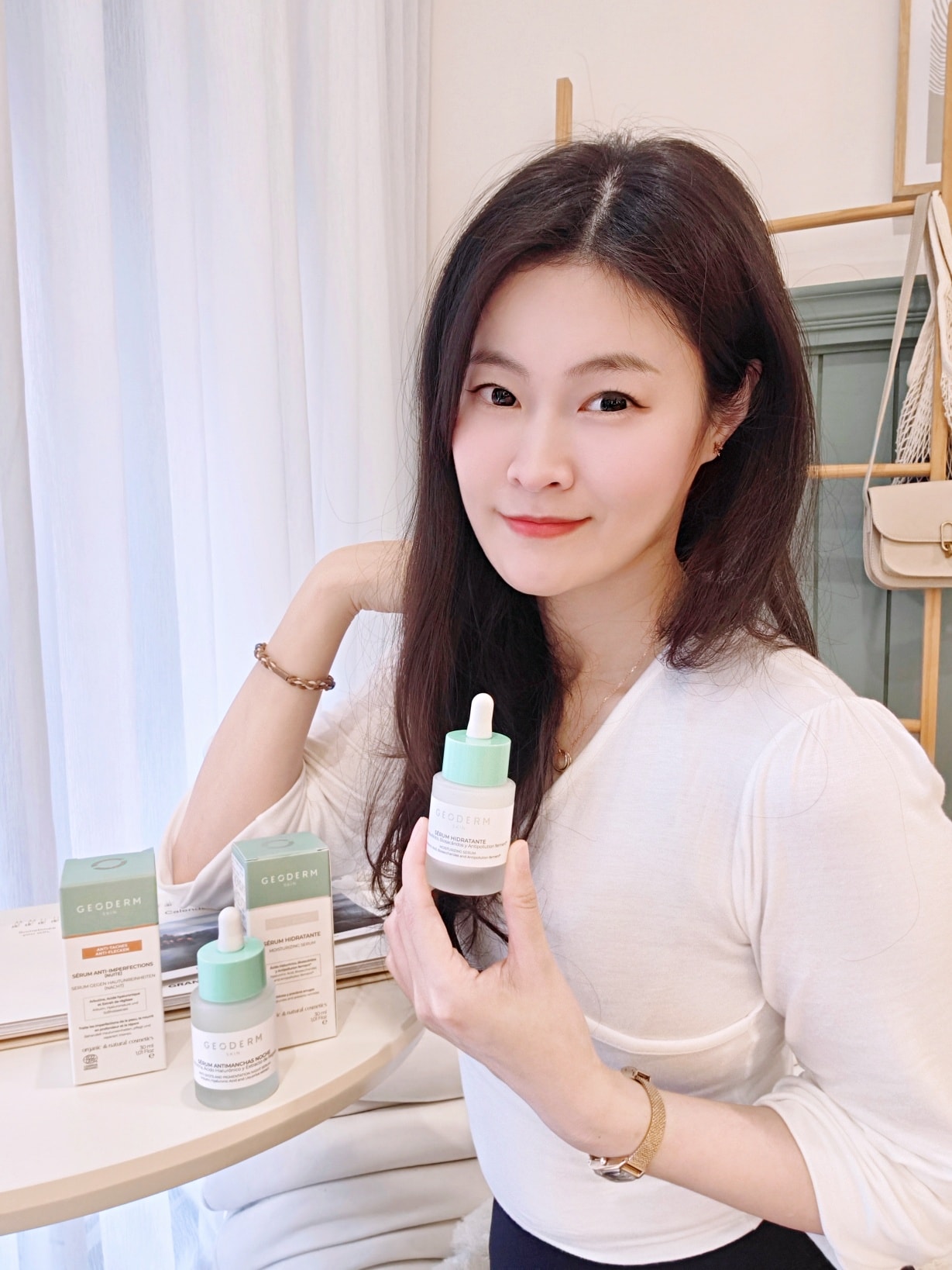 保濕精華推薦|GEODERM西班牙原裝熊果素淨白勻膚夜間精華液 / 純淨全效防禦精華液評價