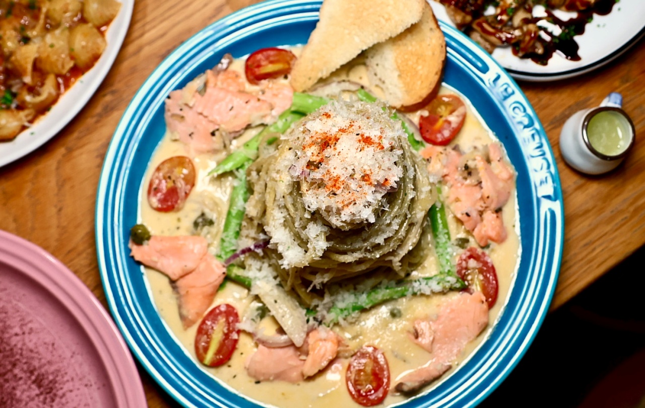 松山區義大利麵推薦｜康帕斯義麵屋Compas Pasta House：市民大道玻璃屋手工生麵餐廳